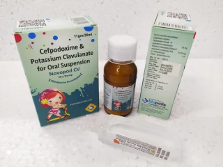 Cefpodoxime 50mg + Clavulanic Acid 31.25mg dry syrup