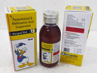 Mefenamic 50mg + Paracetamol 125mg Oral Suspension