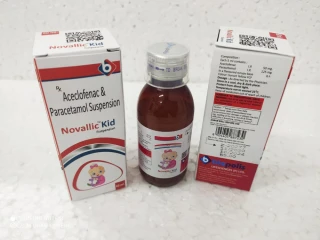 Aceclofenac 50mg + Paracetamol 125mg Oral Suspension