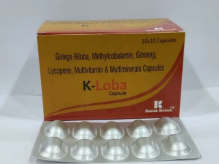 Ginkgo Biloba Methylcobalamin, Ginseng, Lyocopene, Multivitamin & Multiminerals capsules