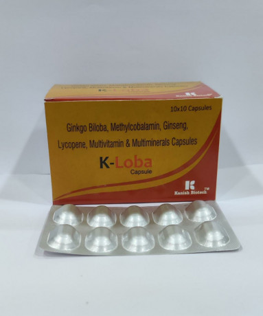 Ginkgo Biloba Methylcobalamin, Ginseng, Lyocopene, Multivitamin & Multiminerals capsules 1