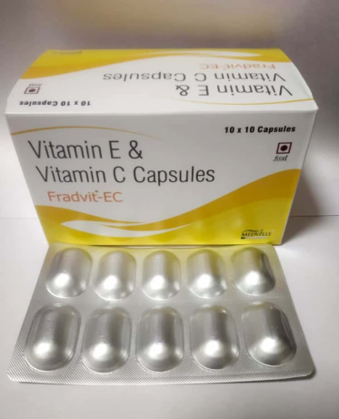 Vitamin E, Vitamin C Capsules 1