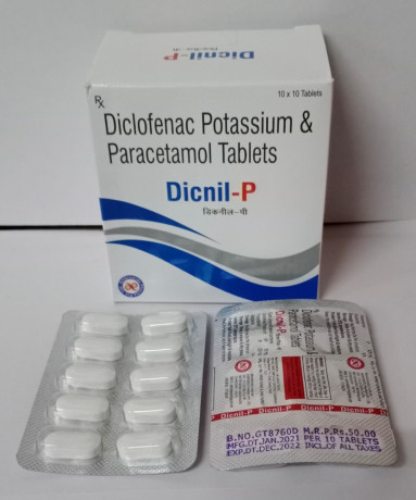 Diclofenac Potassium 50 Mg+paracetamol 325 Mg 1