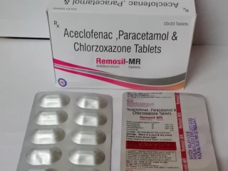 Aceclofenac 100mg+ Paracetamol 325mg+ Chlorzoxazone 250mg