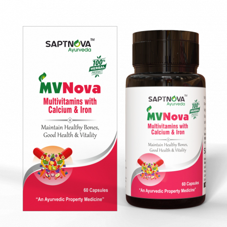 Ayurvedic Multivitamins with Calcium & Iron Capsule | Herbal Multivitamins Capsule 1