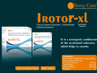 FERROUS ASPARTO - GLYCINATE, L-METHYLFOLATE and METHYLOBALAMIN