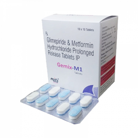 Glimepiride 1mg metformin hcl 500mg 1