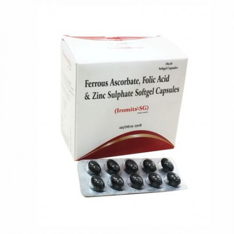 Ferrous Ascorbate 100mg, Folic acid 1.5mg & Zinc 22.5mg 1