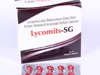Lycopene 2 mg ,Lutein 2 mg,Grape seed extract 2.5 mg, Multivitamins with zinc 12 mg and Selenium 75 mg