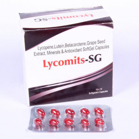 Lycopene 2 mg ,Lutein 2 mg,Grape seed extract 2.5 mg, Multivitamins with zinc 12 mg and Selenium 75 mg 1
