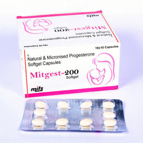 Natural micronized progesterone 200mg 1