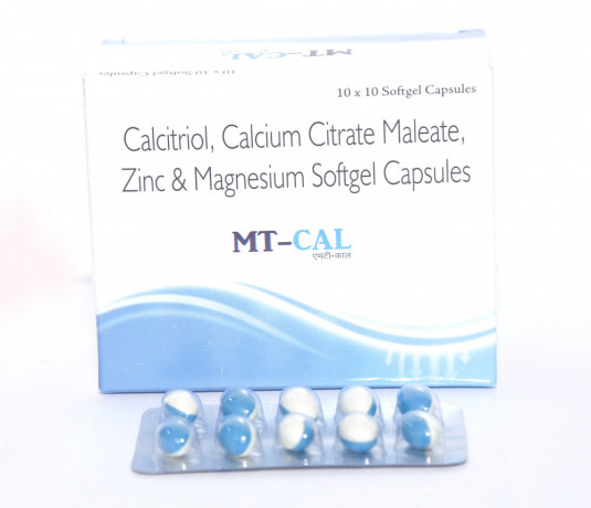 Calcitriol 0.25 mcg Calcium Citrate 425mg Zinc Sulphate 20mg Magnesium oxide 40mg 1