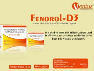 VITAMIN D3 60,000 I.U. SOFTGEL CAPSULES