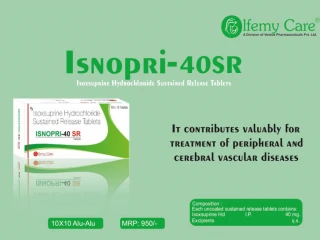 ISOXSUPRINE HCL 40MG