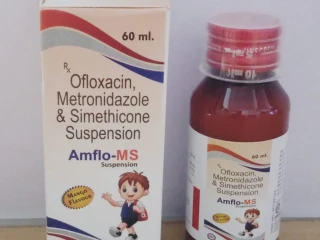 OFLOXACIN +METRONIDAZOLE & SIMETHICONE SUSPENSION
