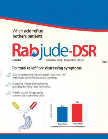 Domperidone+Rabeprazole 30mg/20mg Capsule SR 1