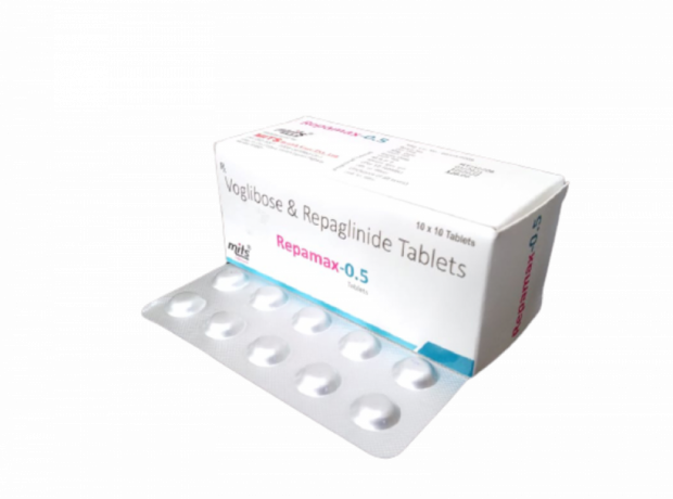 Repaglinide 0.3 mg & Voglibose 0.5 mg 1