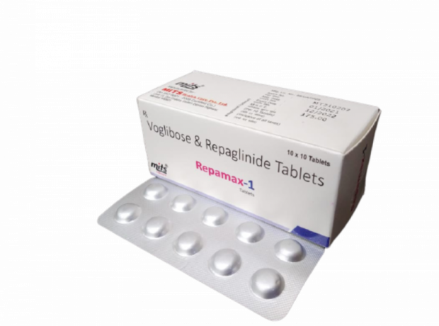 Repaglinide 0.3 mg & Voglibose 1 mg 1