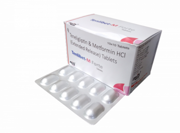 Teneligliptin 20 mg & Metformin HCl 1000 mg 1