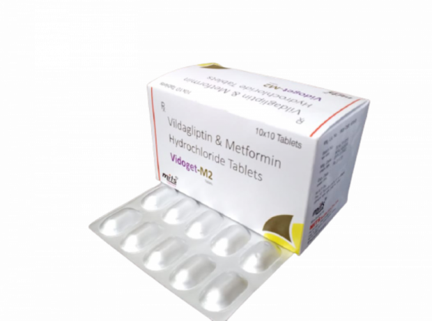 Vildagliptin 50 mg & Metformin HCl (extended release)1000 mg 1