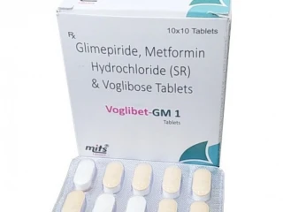 Glimepiride 1 mg, Voglibose 0.2 mg & Metformin HCl500 mg