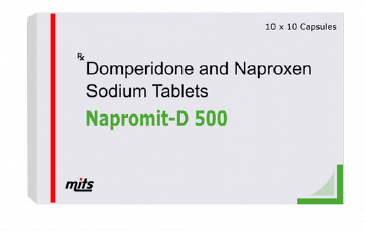 Naproxen Sodium 250 mg and Domperidone 10 mg 1