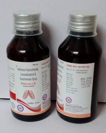 AMBROXOL HYDROCHLORIDE 30 mg LEVOSULBUTAMOL 1mg & GUAIPHENESIN 50 mg SYRUP 1