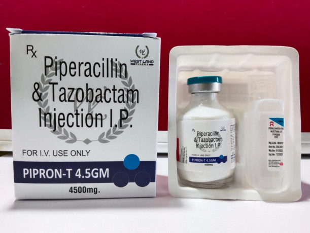 Piperacillin & tazobactam injection I.P 4.5GM 1