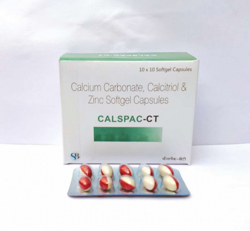 Calcium cabonate 500mg + Calcitriol o.25mcg + zinc 7.5mg 1