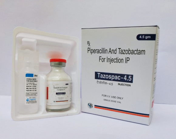 Piperacillin 4 gm + Tazobactam 500 mg 1