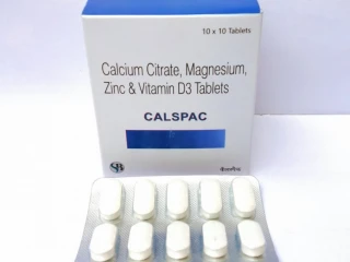 Calcium Citrate 1gm + Vit D3 + Zn-4mg + Magnesium -100mg
