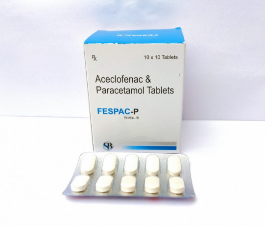 Aceclofenac 100 mg+ Paracetamol 325 mg 1