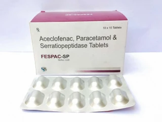 Aceclofenac 100 mg+ PCM 325 mg+ Serratiopeptidase 15 mg