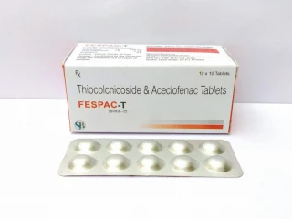 Aceclofenac 100 mg + Thiocolchicoside 4 mg