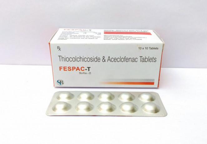 Aceclofenac 100 mg + Thiocolchicoside 4 mg 1