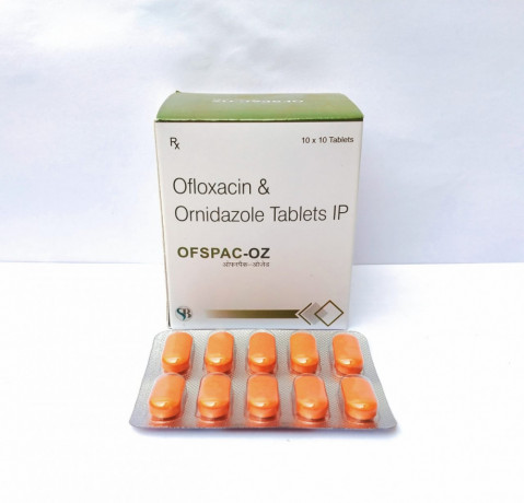 Ofloxacin 200 mg+ Ornidazole 500 mg 1
