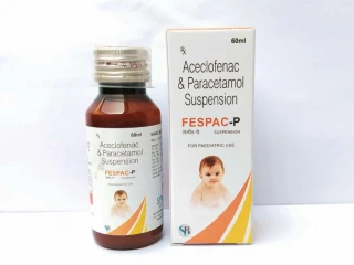 Aceclofenac 50mg + Paracetamol 125mg with carton