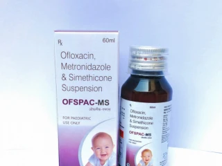Ofloxacin 50mg+ Metronidazole 120mg + Simethicone 10mg