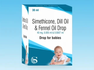 Simethicone dill oil and fennel oil drop