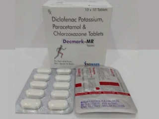 Diclofenac Potassium 50 mg, Paracetamol 325 mg & Chlorozoxazone 250 mg Tablets Drug & medicines