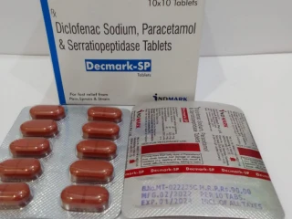 Diclofenac Potassium 50 mg, Paracetamol 325 mg & Serrtiopeptidase 15 mg Tablets