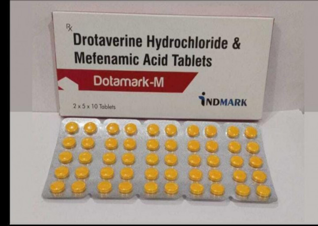Mefenmic Acid 250 mg & Drotaverine Hcl 80 mg Tablets 1