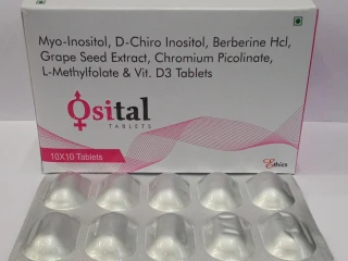 MYO-INOSITOL 1 GM+D-CHIRO INOSITOL+GRAPE SEED EXTRACT +L-METHYLFOLATE 100 MCG +VIT.D3 TAB