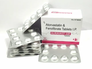 Atorvastation 10 mg+ fenofibrate 160 mg