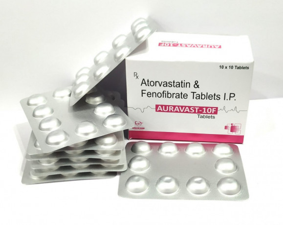 Atorvastation 10 mg+ fenofibrate 160 mg 1