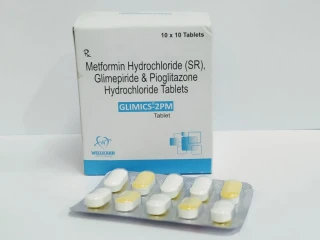 Glimepiride 2 mg+ metformin 500 mg+ pioglitazone 15 mg