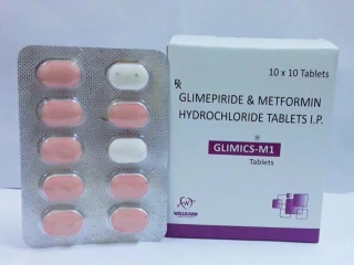 Glimepiride 1 mg+metformin 500 mg sustained release