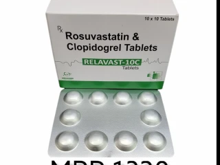 Rosuvastation 10 mg+ clopidogrel 75 mg