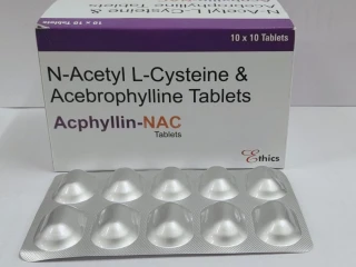 ACEBROPHYLLINE 100MG + ACETYLCYSTEINE 600MG TABLET