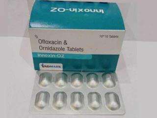 Ofloxacin 200 mg & Ornidazole 500 mg Tablets